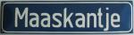 Emaille, Plaatsnaambord, Maaskantje, New Kids, Nit